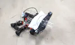 Tidying up robot equipped the manipulator with bag